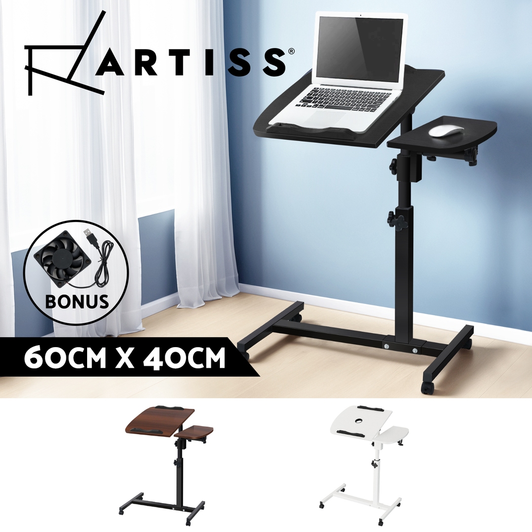 Mobile Laptop Desk Adjustable Notebook Computer iPad PC Stand Bedside
