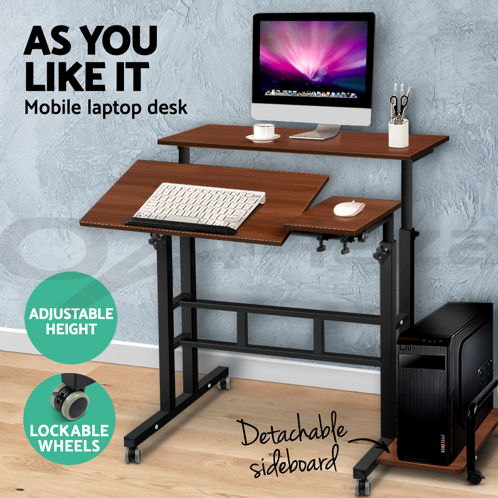 Artiss Laptop Desk Portable Mobile Bed Computer Table Stand Adjustable