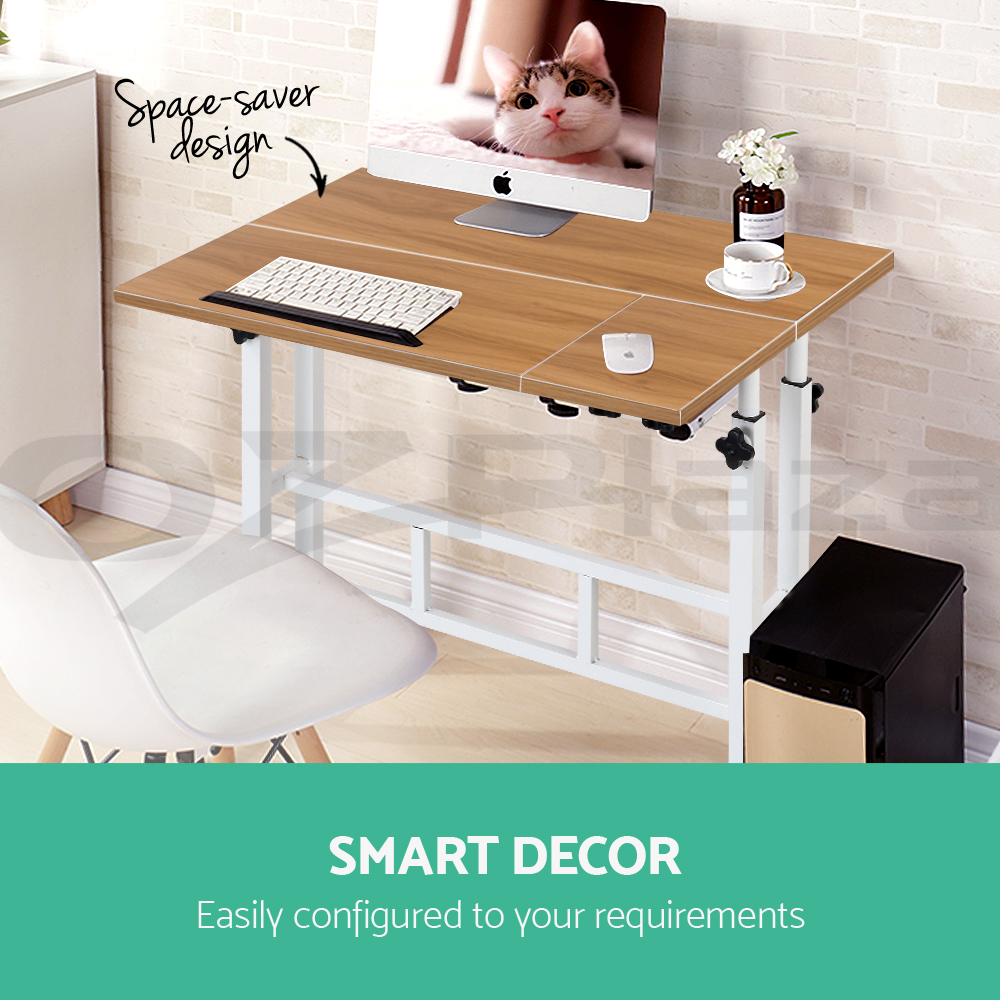 Artiss Laptop Desk Portable Mobile Bed Computer Table Stand Adjustable iPad eBay