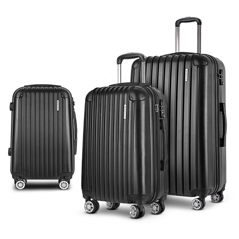 Wanderlite Luggage Set Suitcase Sets 1/2/3pc Carry On TSA Hard Case Lightweight - Picture 89 of 103