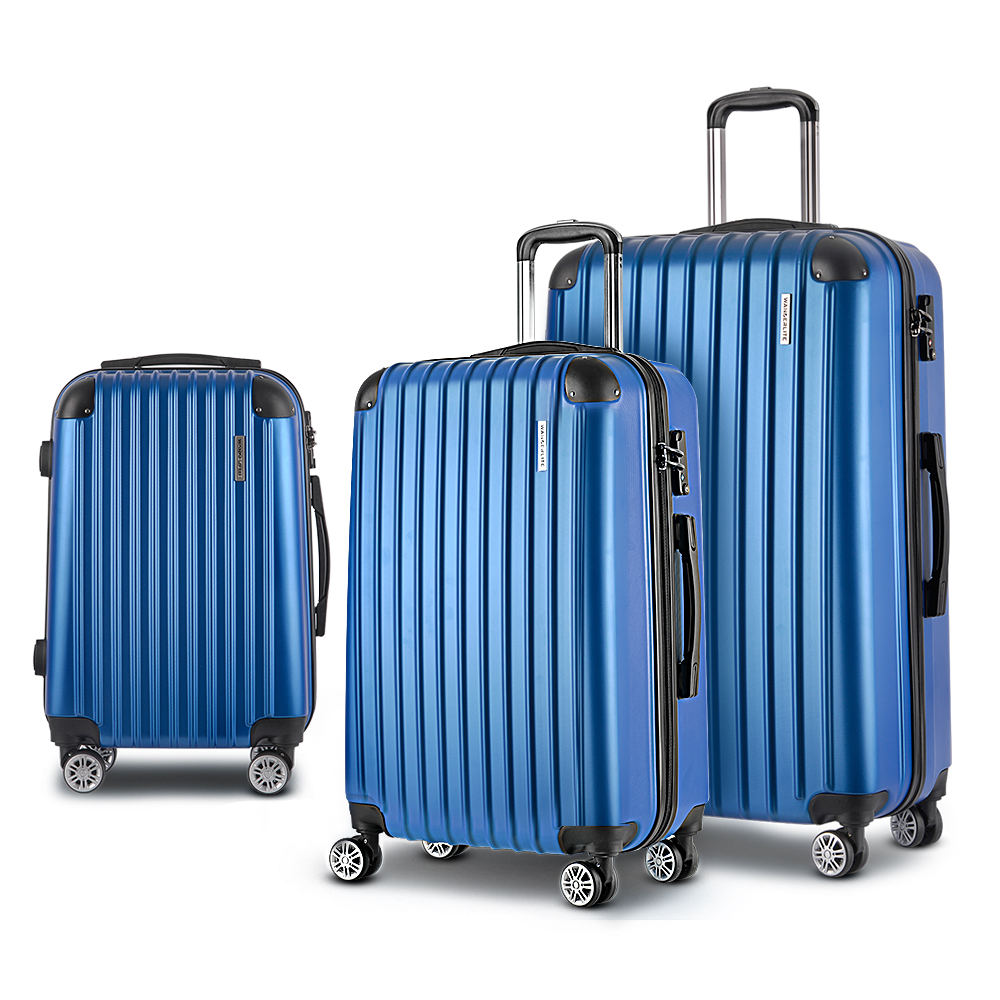 Wanderlite Luggage Set Suitcase Sets 1/2/3pc Carry On TSA Hard Case Lightweight - Picture 92 of 103