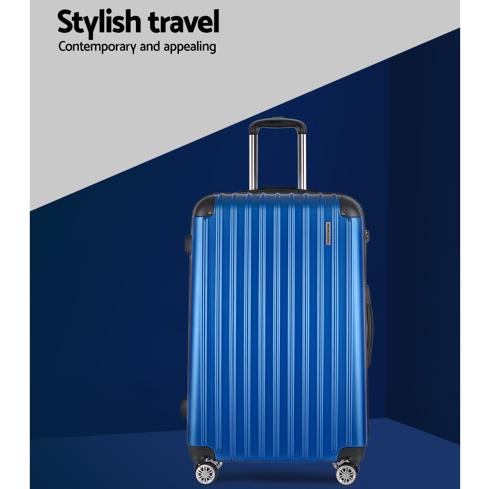 Wanderlite Suitcases Luggage Set 20" 24" 28"Carry On Trolley TSA Travel Bag - Picture 46 of 55