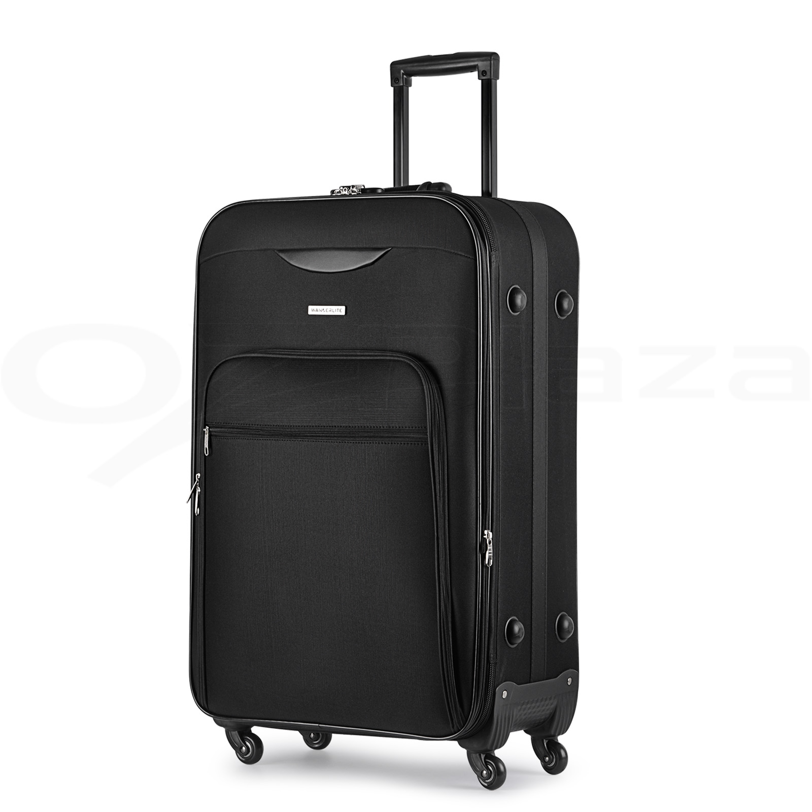 Luggage Suitcase Trolley Set TSA Carry On Bag Soft Case Lightweight Aluminum | eBay