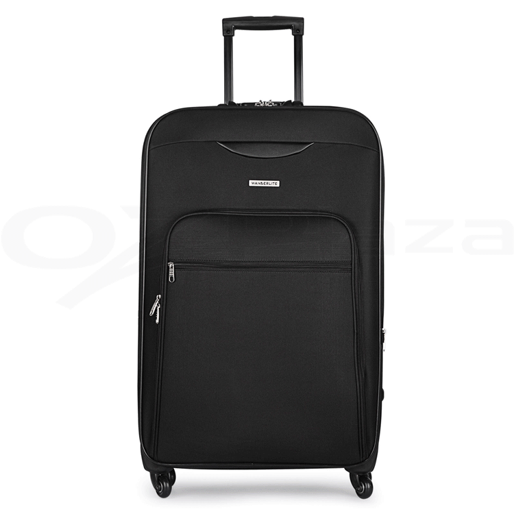 Luggage Suitcase Trolley Set TSA Carry On Bag Soft Case Lightweight Aluminum | eBay