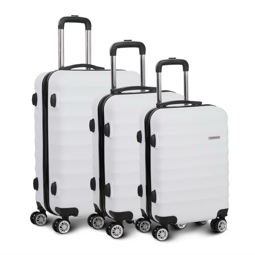 Wanderlite Luggage Set Suitcase Sets 1/2/3pc Carry On TSA Hard Case Lightweight - Picture 35 of 103