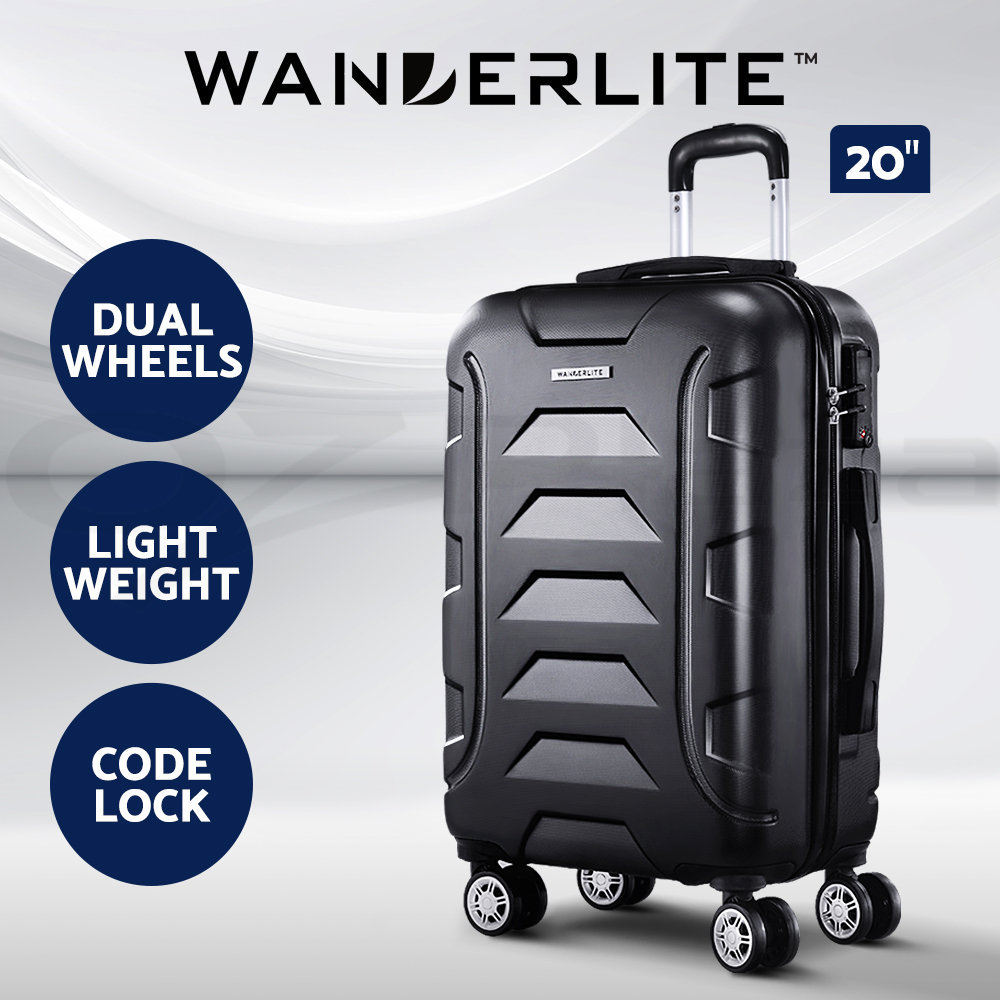 Wanderlite Luggage Set Suitcase Sets 1/2/3pc Carry On TSA Hard Case Lightweight - Picture 75 of 103