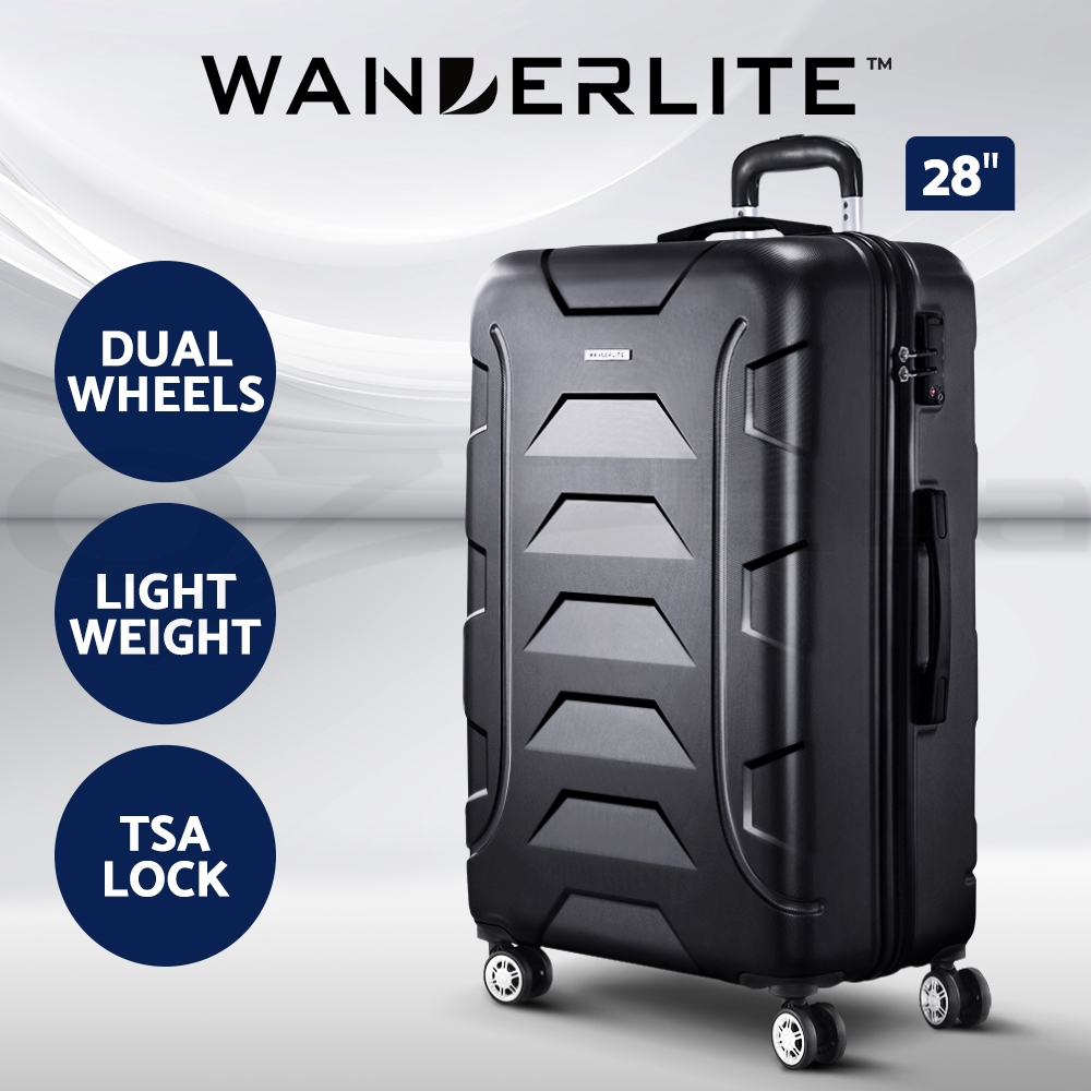 Wanderlite Luggage Set Suitcase Sets 1/2/3pc Carry On TSA Hard Case Lightweight - Picture 85 of 103