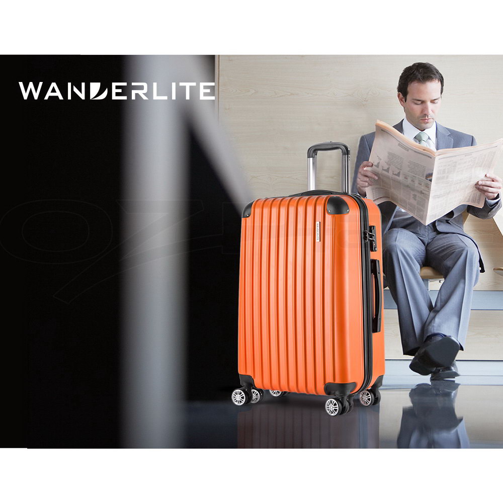 Wanderlite Luggage Set Suitcase Sets 1/2/3pc Carry On TSA Hard Case Lightweight - Picture 44 of 103