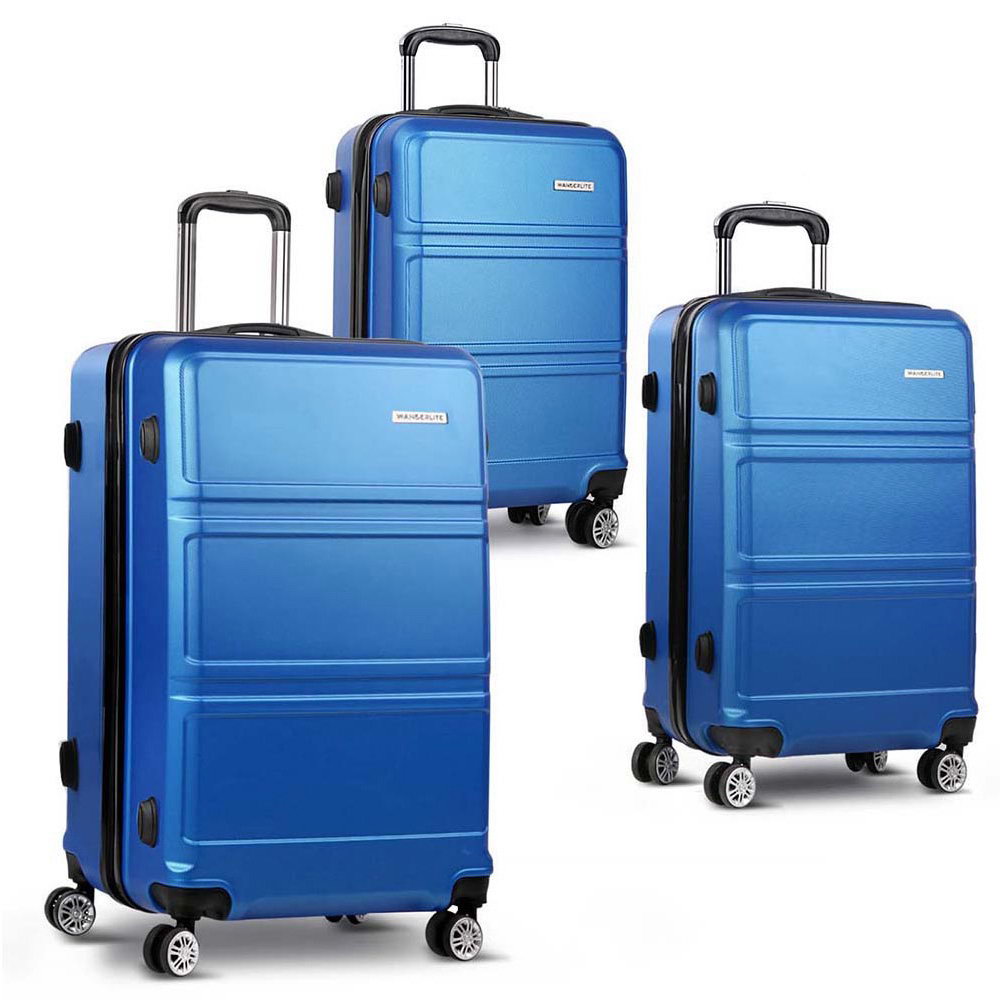 Wanderlite Luggage Set Suitcase Sets 1/2/3pc Carry On TSA Hard Case Lightweight - Picture 17 of 103