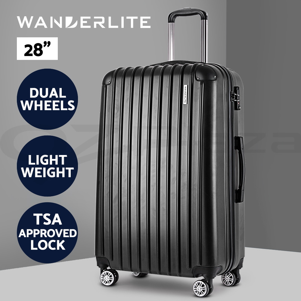 Wanderlite Luggage Set Suitcase Sets 1/2/3pc Carry On TSA Hard Case Lightweight - Picture 57 of 103