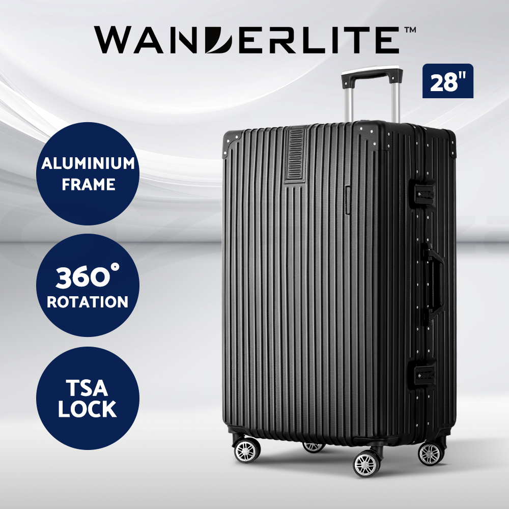 Wanderlite Luggage Set Suitcase Sets 1/2/3pc Carry On TSA Hard Case Lightweight - Picture 99 of 103
