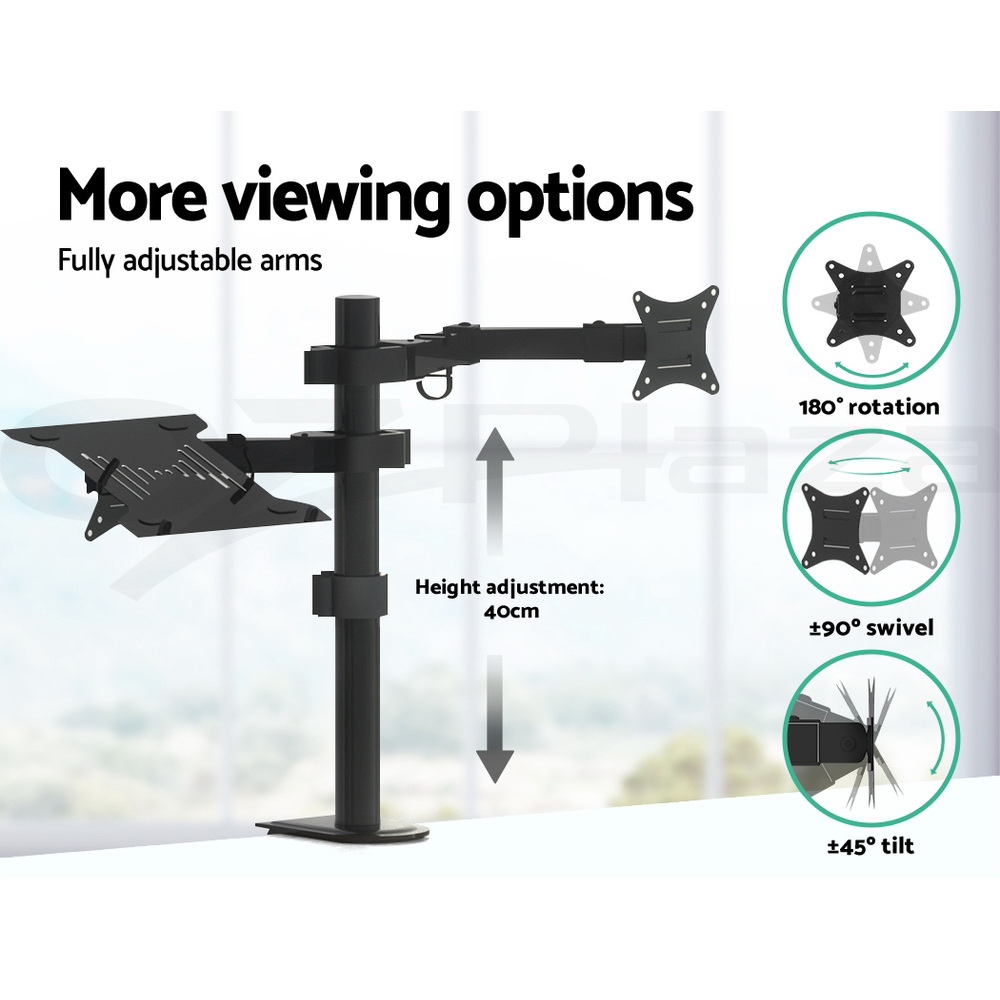 Artiss Monitor Stand Arm Dual Single LED TV Desk Mount Bracket Holder Display - Picture 28 of 28