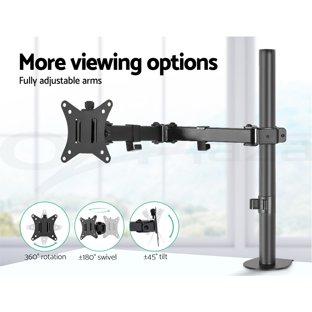 Artiss Monitor Stand Arm Dual Single LED TV Desk Mount Bracket Holder Display - Picture 26 of 28
