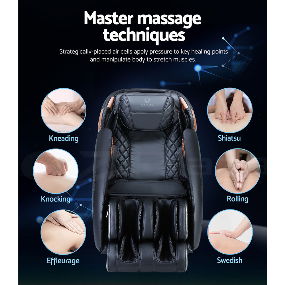 Ogawa Electric Massage Chair Shiatsu Zero Gravity Recliner Head Back