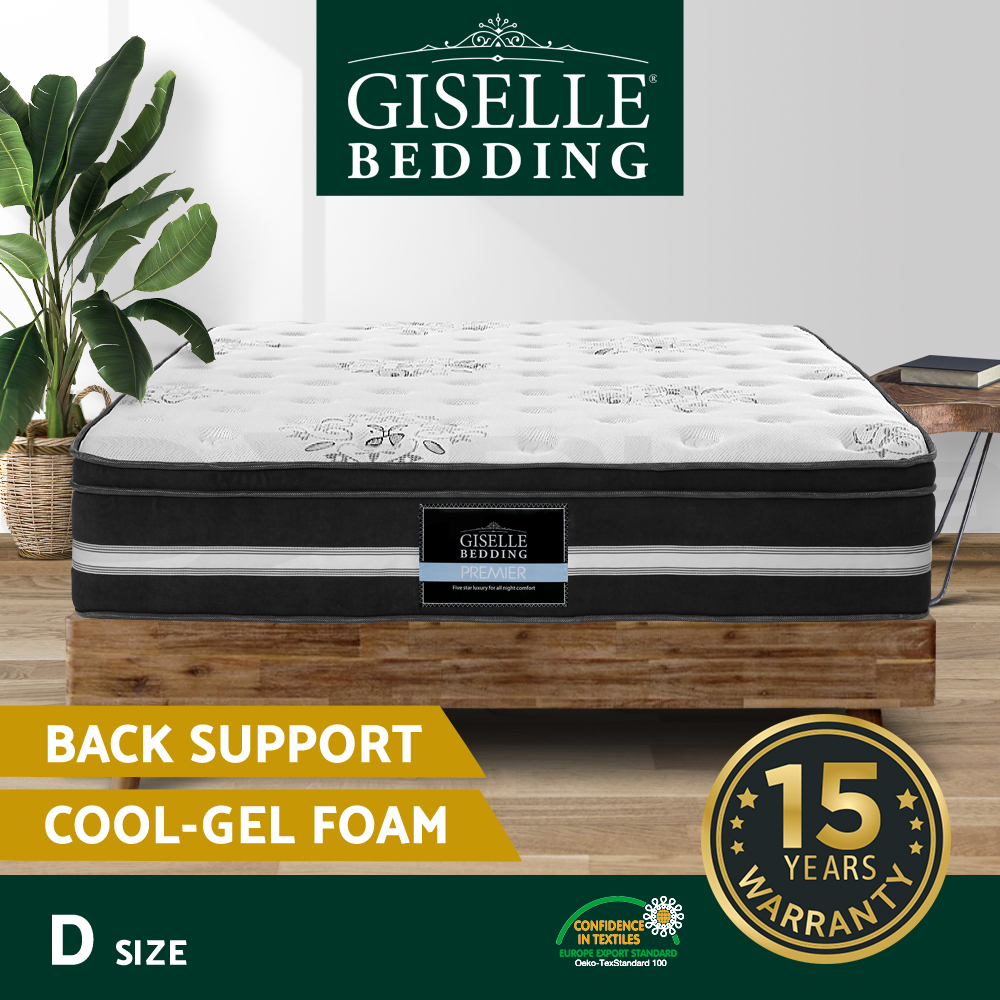 Giselle Mattress Queen Double King Single COOL-GEL Memory Foam Pocket Spring - Picture 12 of 107