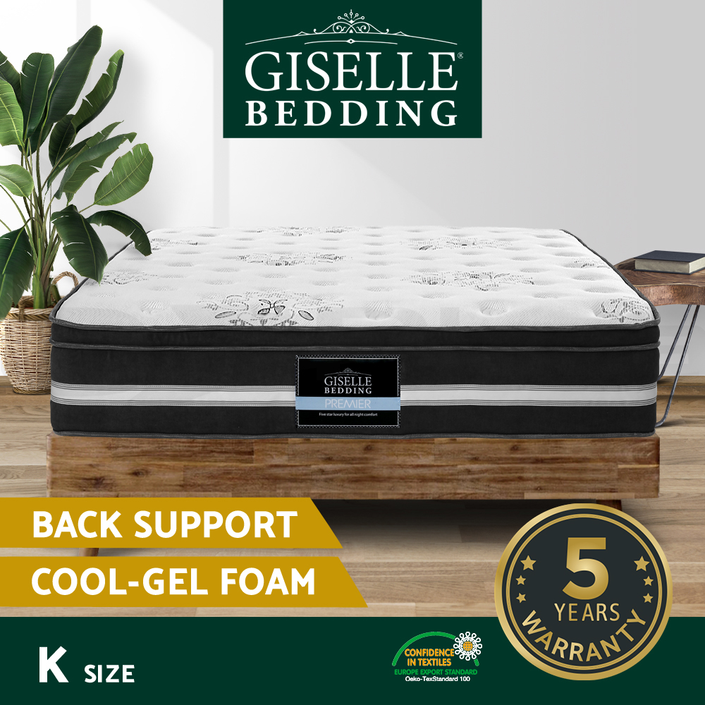 Giselle Mattress Queen Double King Single COOL-GEL Memory Foam Pocket Spring - Picture 14 of 107