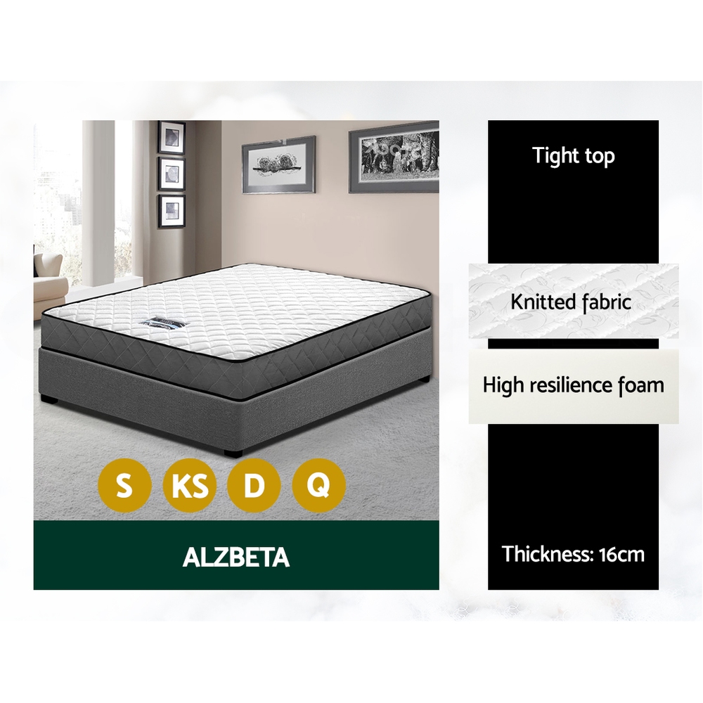 Giselle Mattress Queen Double King Single Bed Firm Spring Foam Pillow Euro Top - Picture 7 of 36