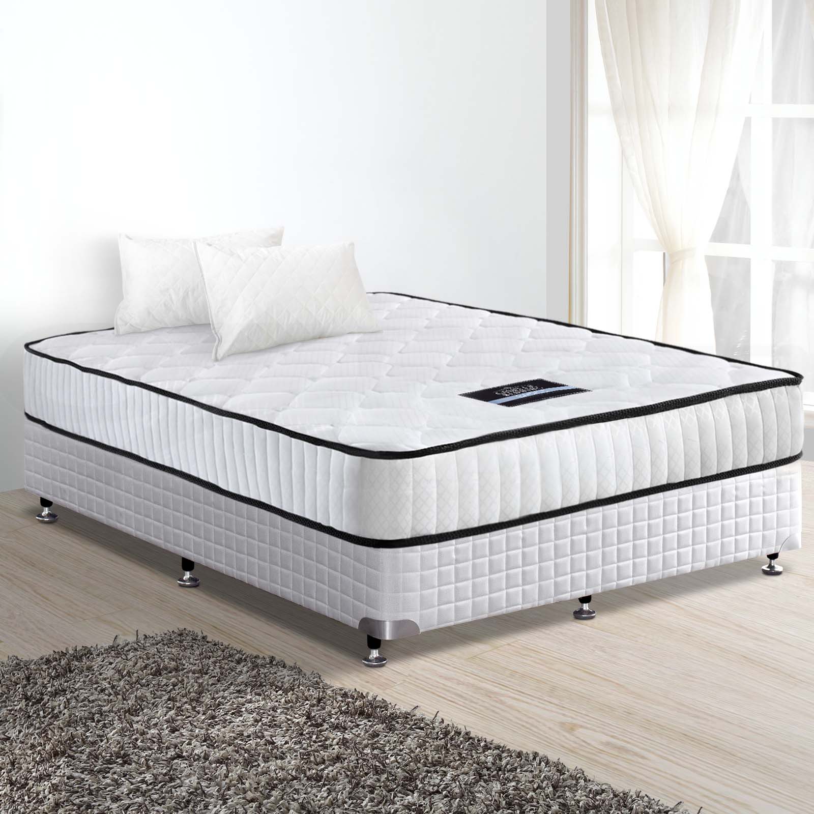 Queen Double King Single Mattress Bed Size Pocket Spring Density Foam 21CM  eBay