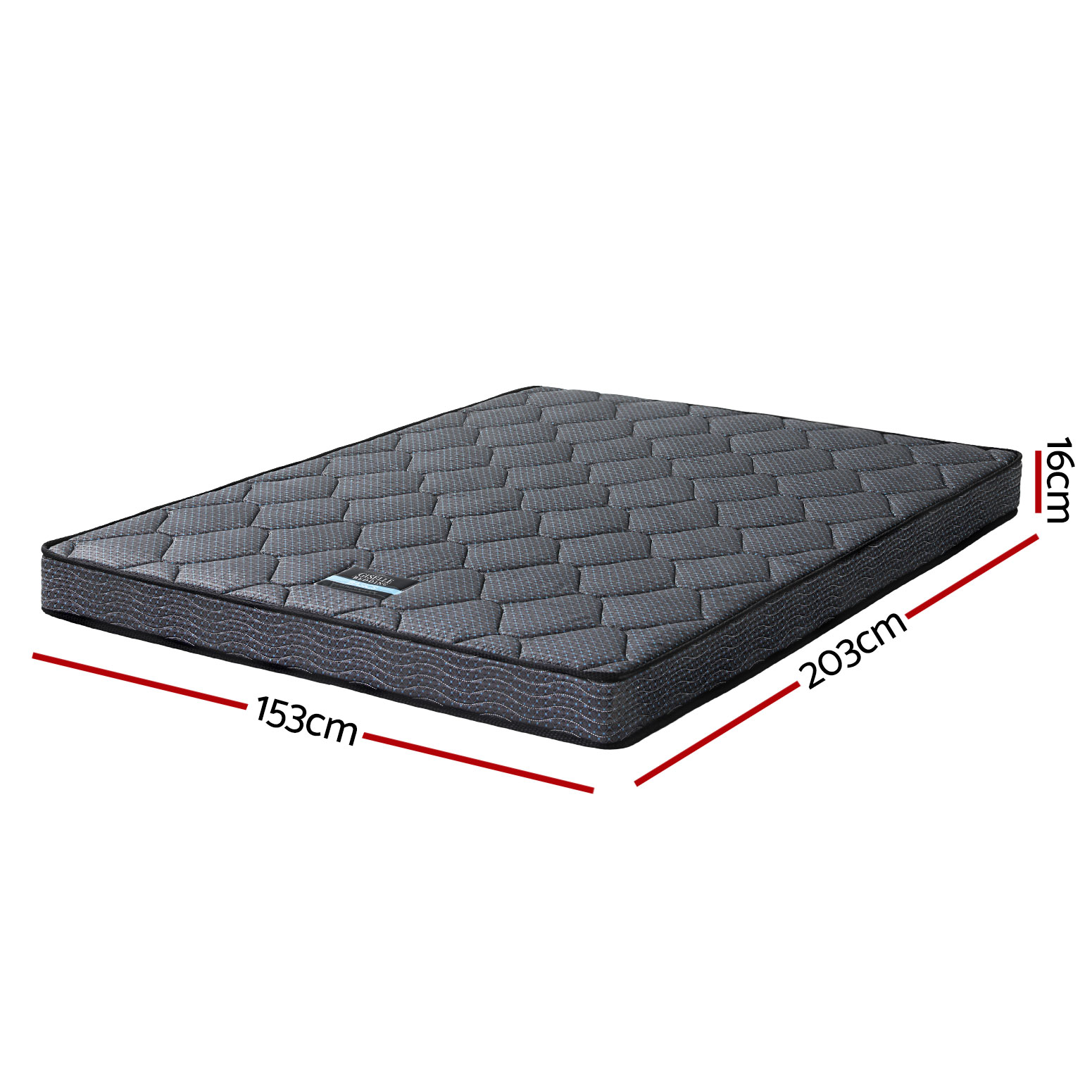 Giselle Mattress Queen Double King Single Bed Euro Top Pocket Spring Firm Foam - Picture 17 of 39