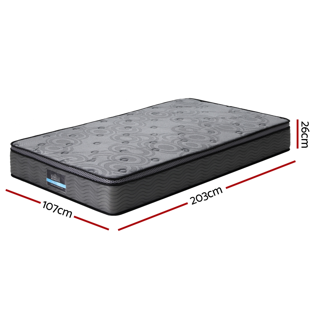 Giselle Mattress Queen Double King Single Bed Euro Top Pocket Spring Firm Foam - Picture 25 of 39