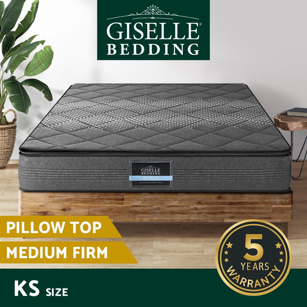 Giselle Mattress Euro Top Memory Foam Bed Queen Double King Single - Picture 14 of 47