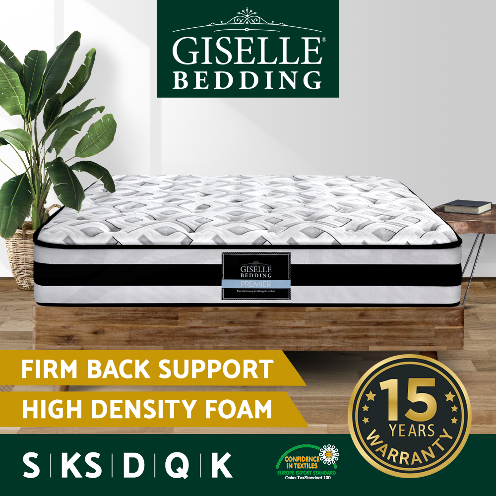 Giselle Mattress QUEEN DOUBLE KING SINGLE Extra Firm Chiropractic Pocket Spring - Picture 14 of 17