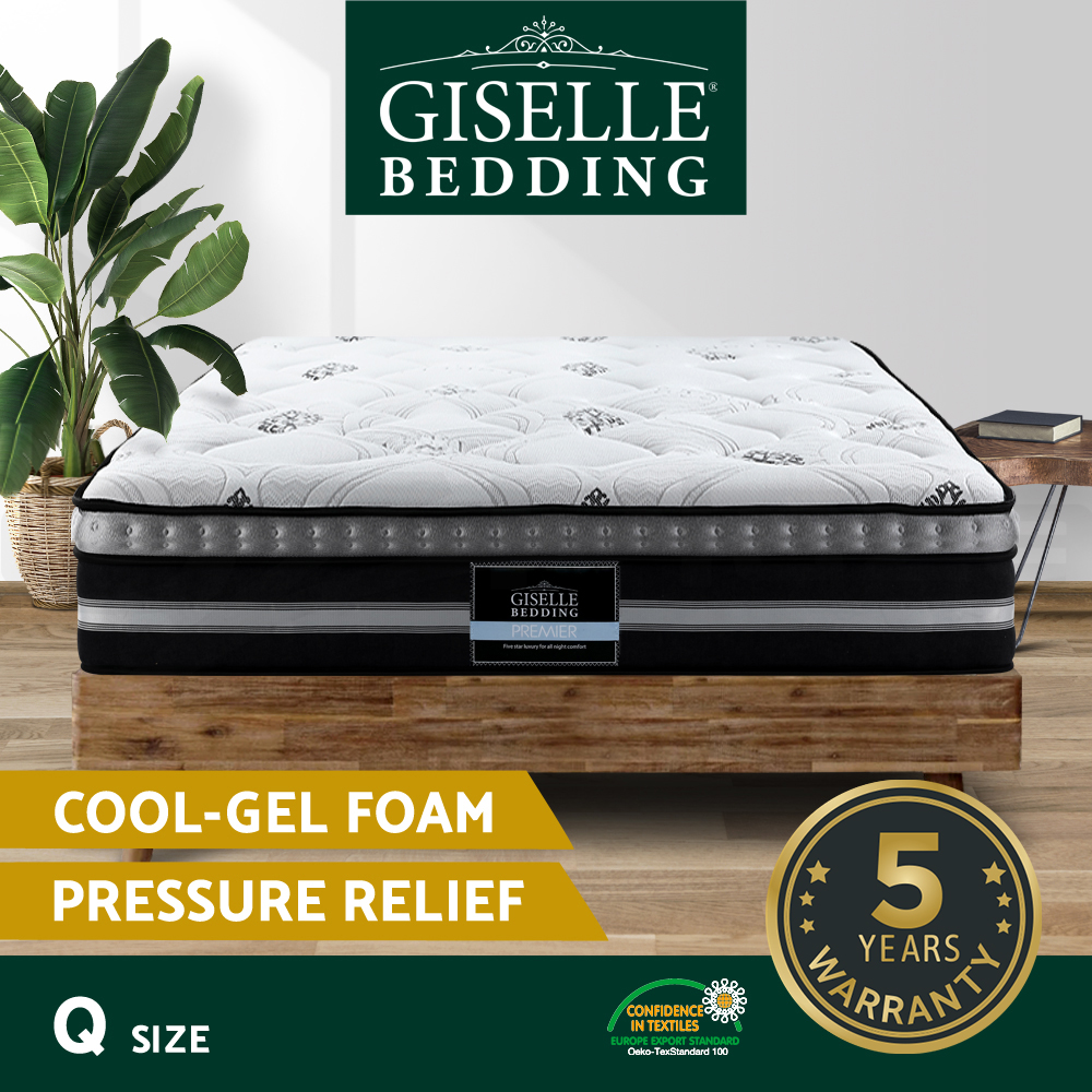 Giselle Mattress Queen Double King Single COOL-GEL Memory Foam Pocket Spring - Picture 34 of 107