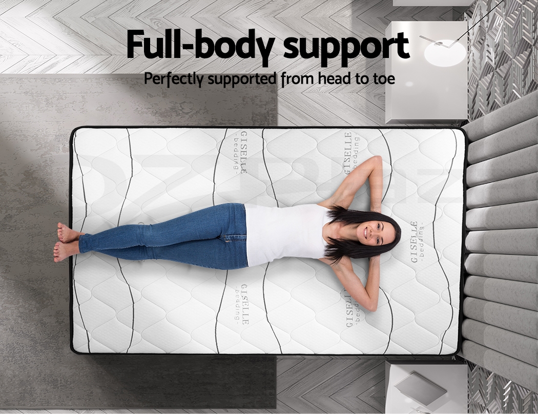 Giselle Bedding Single Size Mattress Bed Medium Firm Foam Bonnell