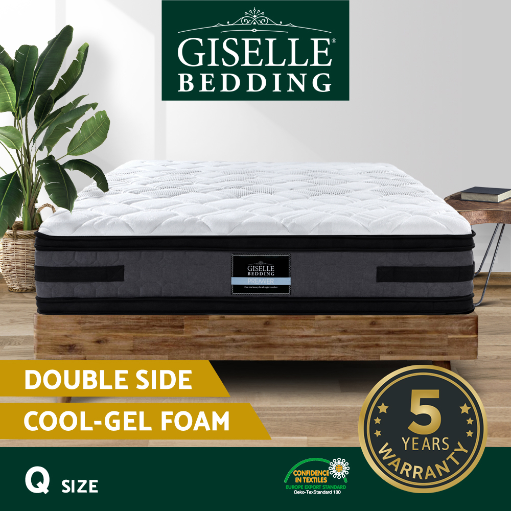 Giselle Mattress Queen Double King Single COOL-GEL Memory Foam Pocket Spring - Picture 80 of 107
