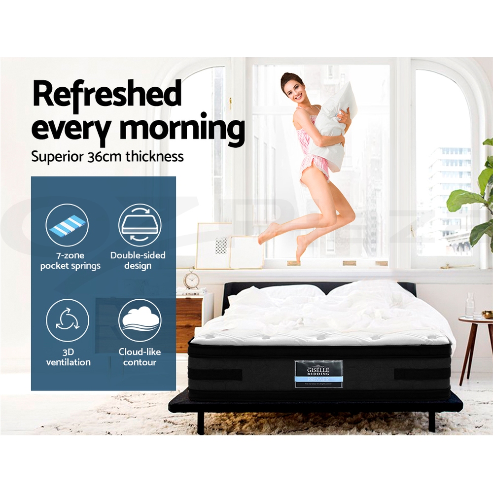 Giselle Mattress Queen Double King Single COOL-GEL Memory Foam Pocket Spring - Picture 81 of 107