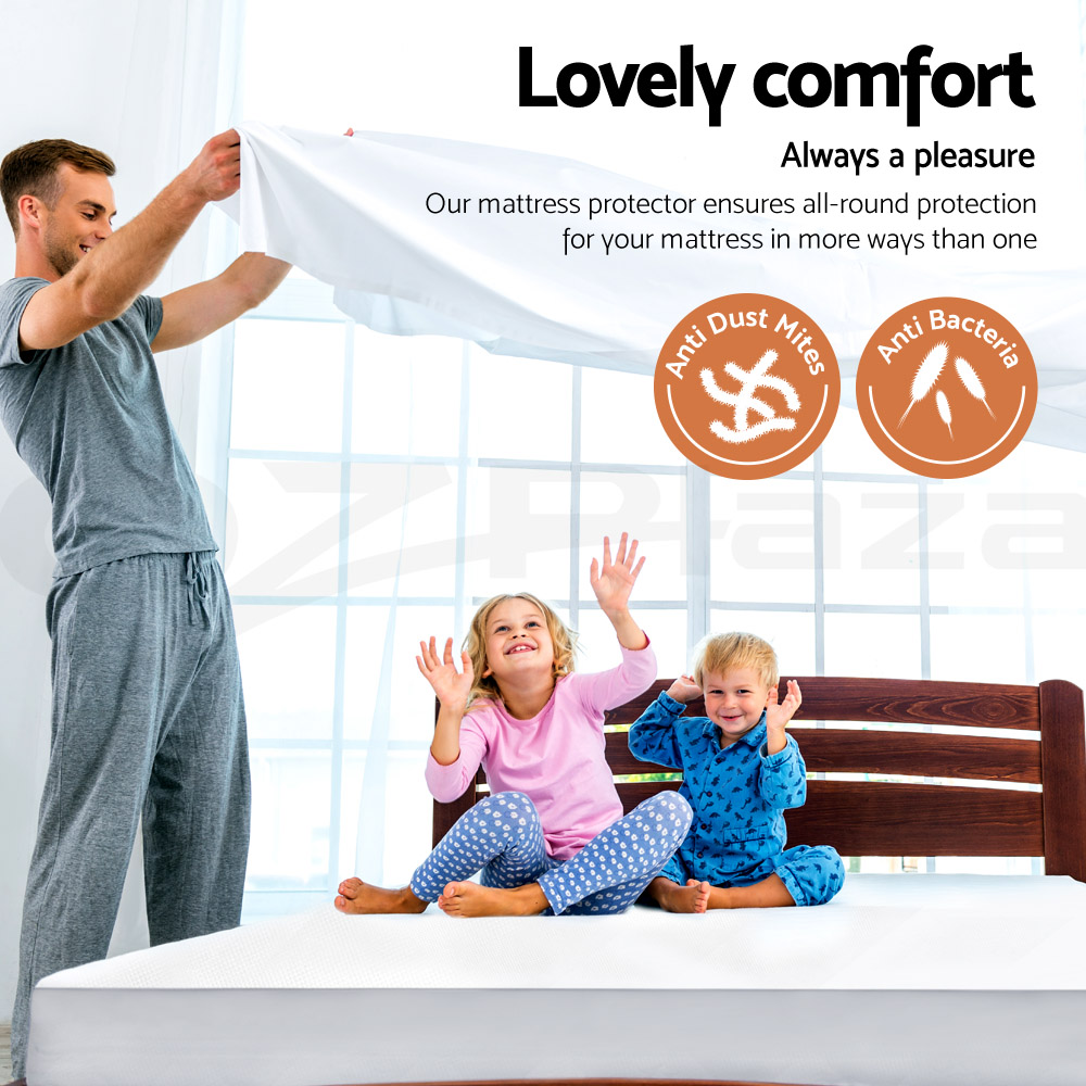 Giselle Memory Foam Mattress Topper COOL GEL 8CM BAMBOO Cover Protector eBay