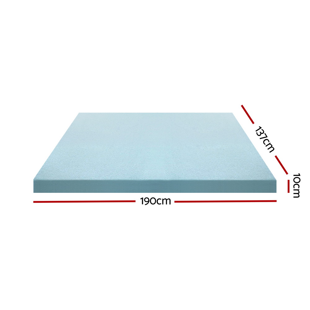 Giselle Memory Foam Topper Mattress Toppers Cool Gel Bamboo Cover 7-zone Pad Mat - Picture 13 of 90