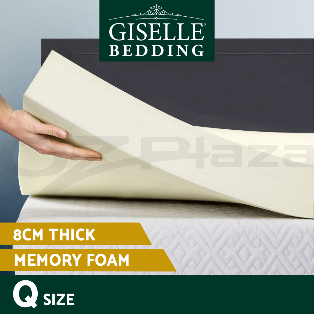 Giselle Memory Foam Topper Mattress Toppers Cool Gel Bamboo Cover 7-zone Pad Mat - Picture 79 of 90