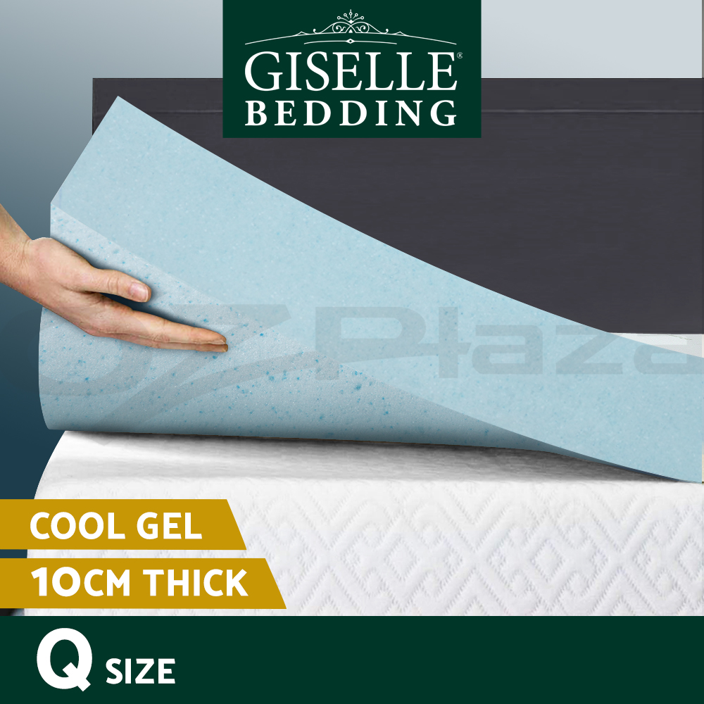 Giselle Memory Foam Topper Mattress Toppers Cool Gel Bamboo Cover 7-zone Pad Mat - Picture 16 of 90
