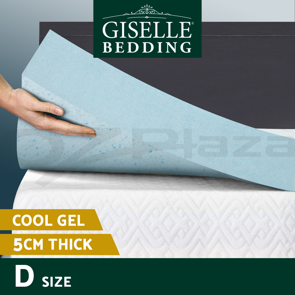 Giselle Memory Foam Topper Mattress Toppers Cool Gel Bamboo Cover 7-zone Pad Mat - Picture 33 of 90
