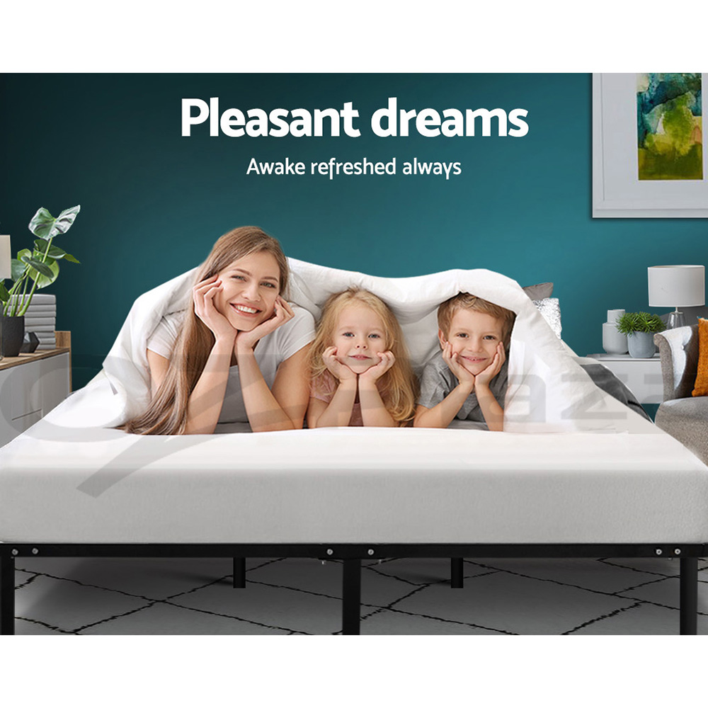 Artiss Metal Bed Frame Queen Double King Single Size Base Platform Bedroom Bed - Picture 35 of 40