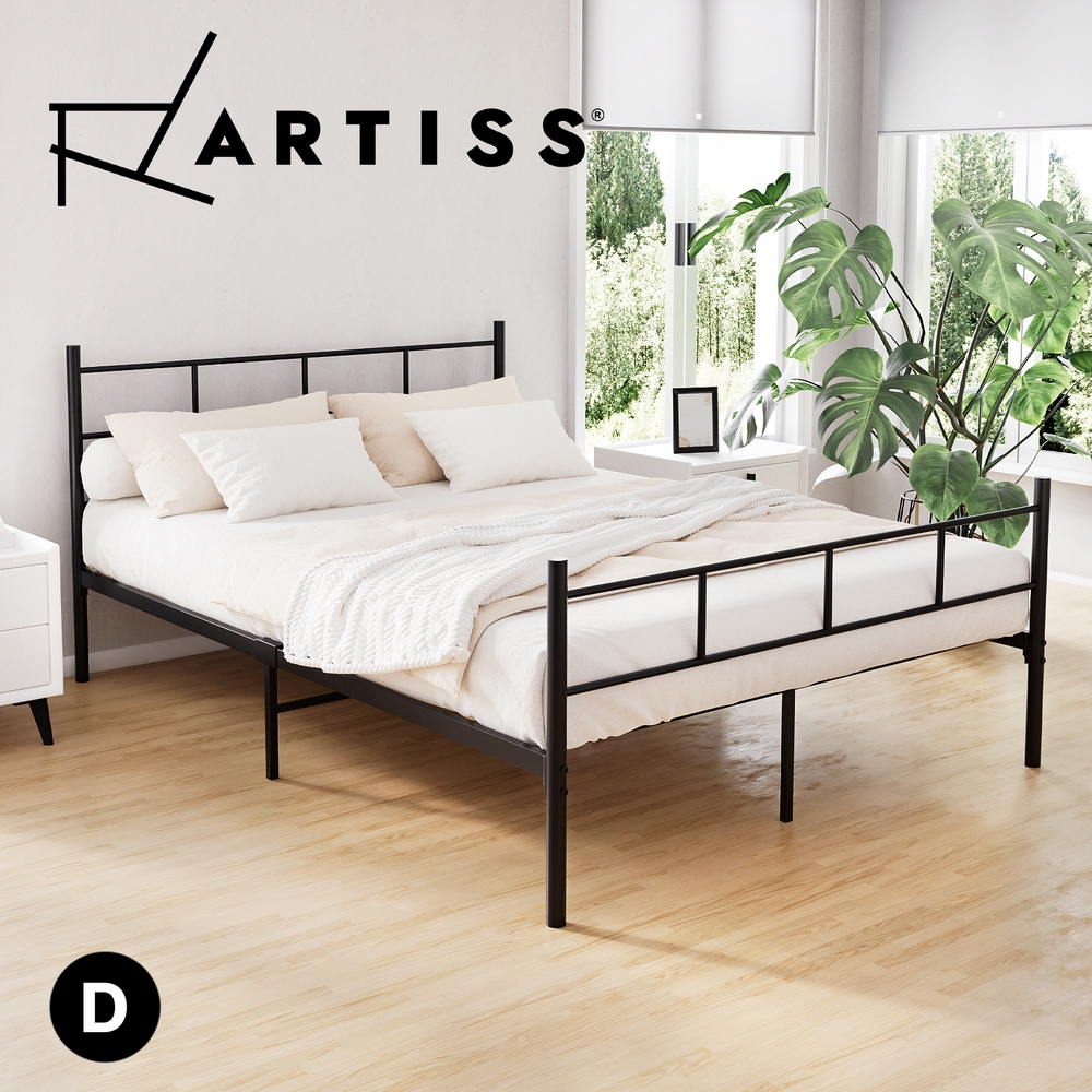 Artiss Metal Bed Frame SOL Bed Base(Single, King Single, Double, Queen) - Picture 9 of 16