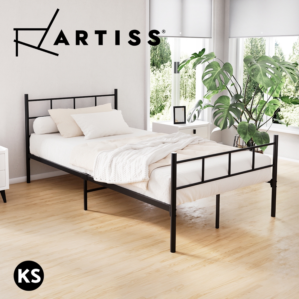 Artiss Metal Bed Frame SOL Bed Base(Single, King Single, Double, Queen) - Picture 11 of 16