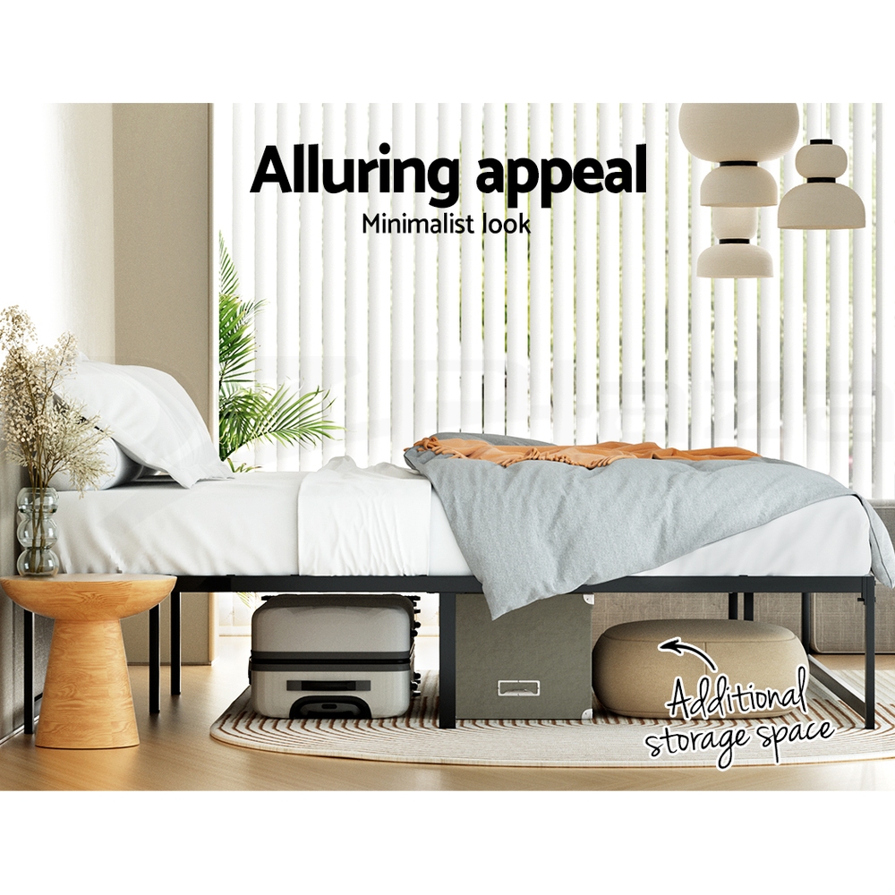 Artiss Bed Frame Metal Bed Double Queen King Size Mattress Base