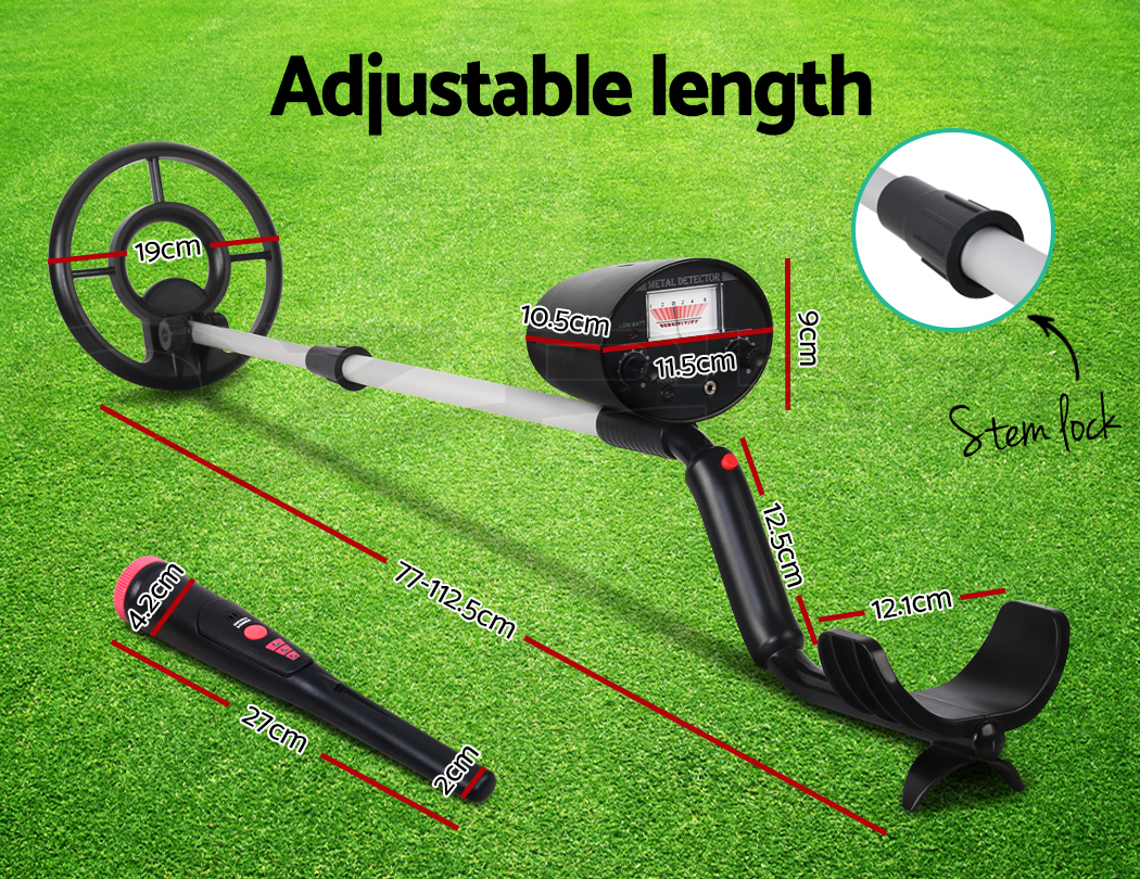 Metal Detector Pinpointer Deep Sensitive Searching Gold Digger Hunter