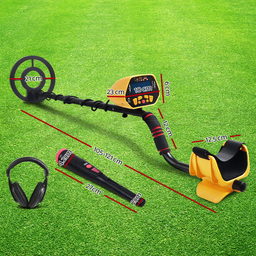 Metal Detector Pinpointer Deep Sensitive Searching Gold Digger Hunter