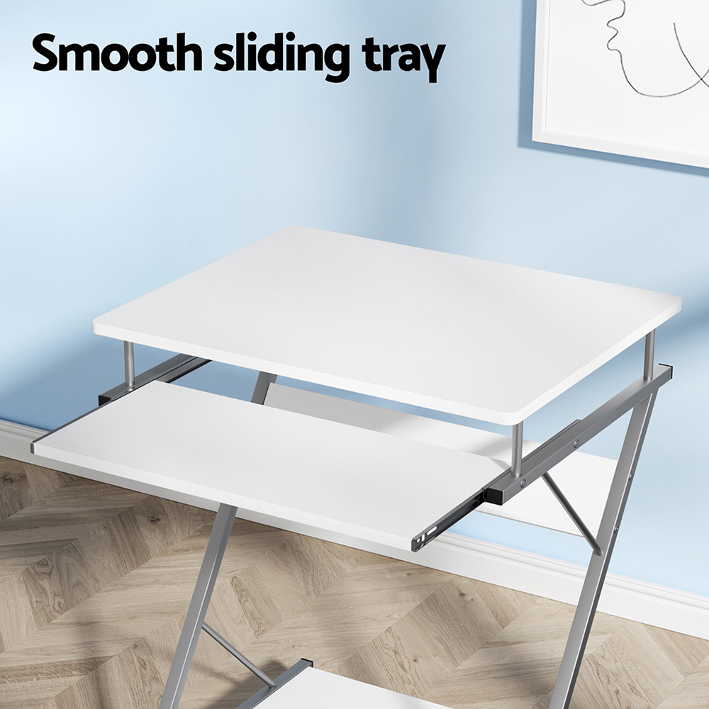 Artiss Computer Desk Laptop Desks Keyboard Tray Shelf Home Office Table 60CM - Picture 21 of 24