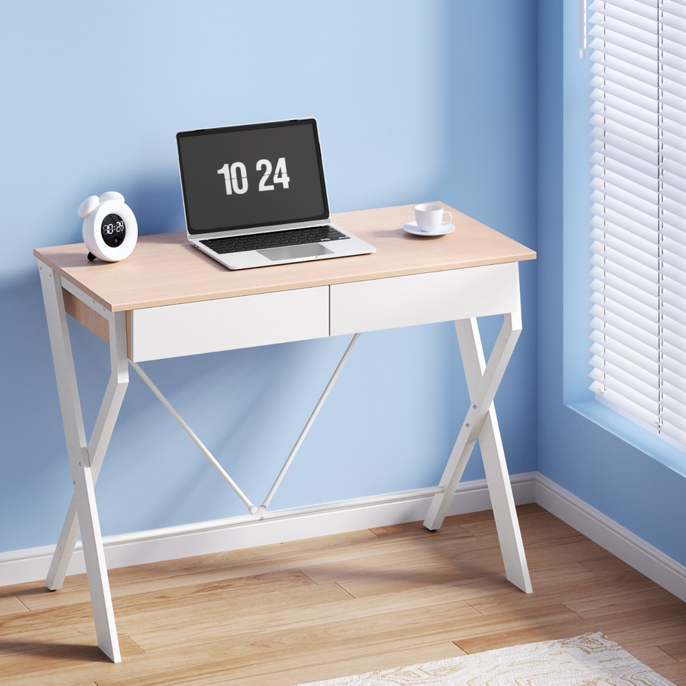 Artiss Computer Desk Drawer Cabinet Home Office Study Table 100CM - Picture 16 of 24