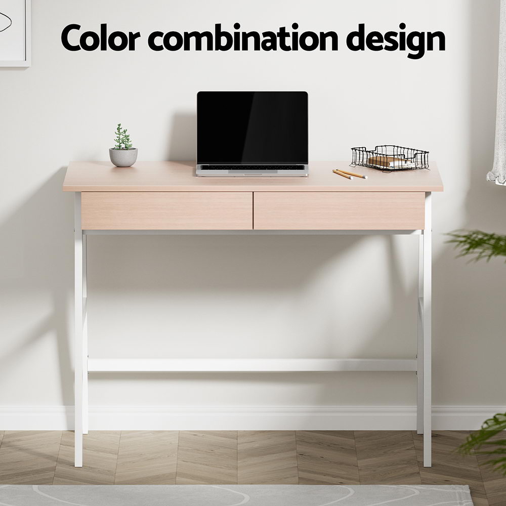Artiss Computer Desk Drawer Cabinet Home Office Study Table 100CM - Picture 21 of 24