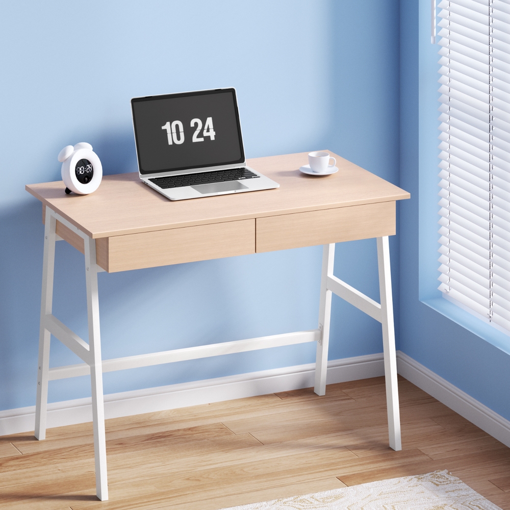 Artiss Computer Desk Drawer Cabinet Home Office Study Table 100CM - Picture 24 of 24