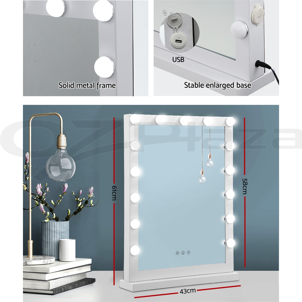 Embellir Makeup Mirror With Lights Hollywood LED Bulbs Vanity Touch