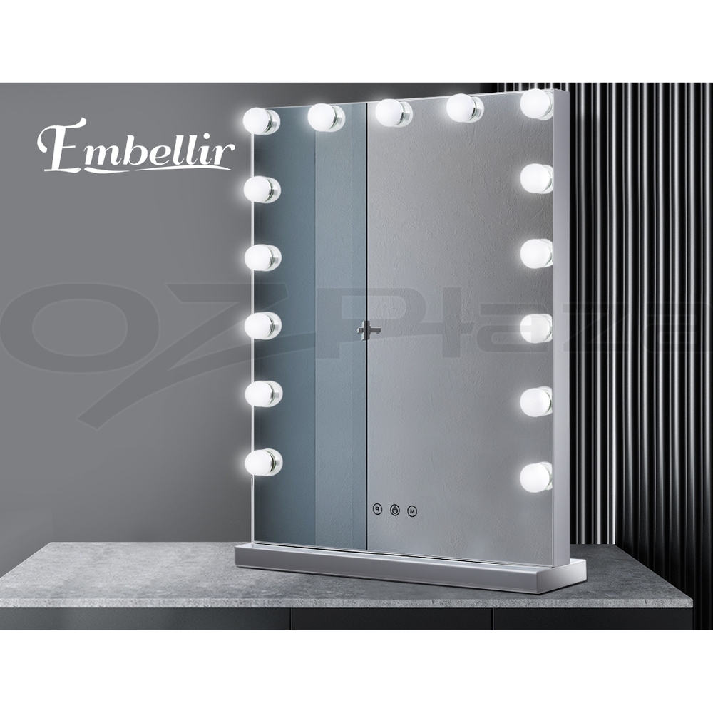 Embellir Makeup Mirror With Lights Hollywood LED Bulbs Vanity Touch