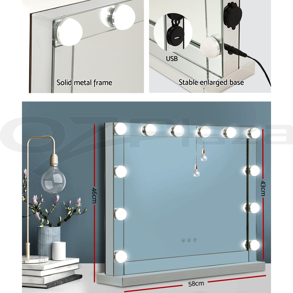 Embellir Makeup Mirror With Lights Hollywood LED Bulbs Vanity Touch