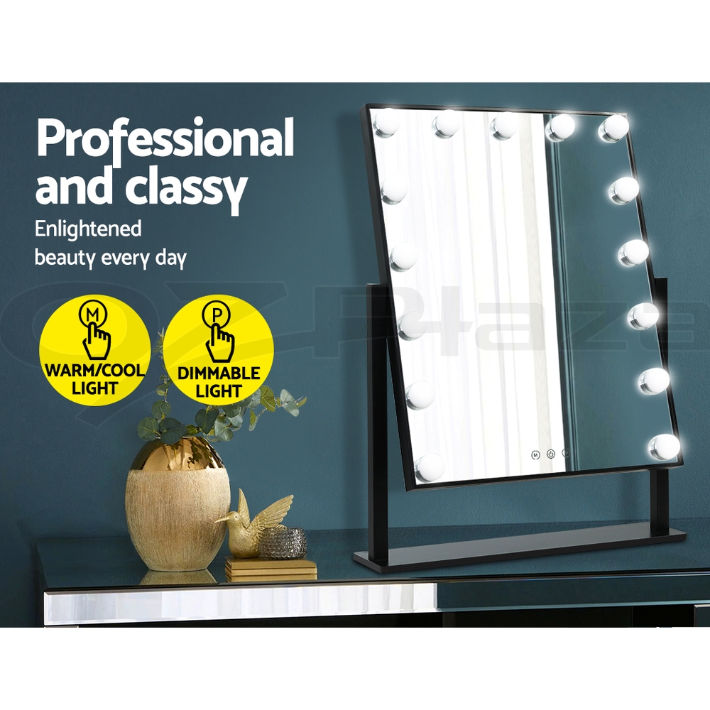 Embellir Makeup Mirror With Light LED Hollywood Standing Tabletop