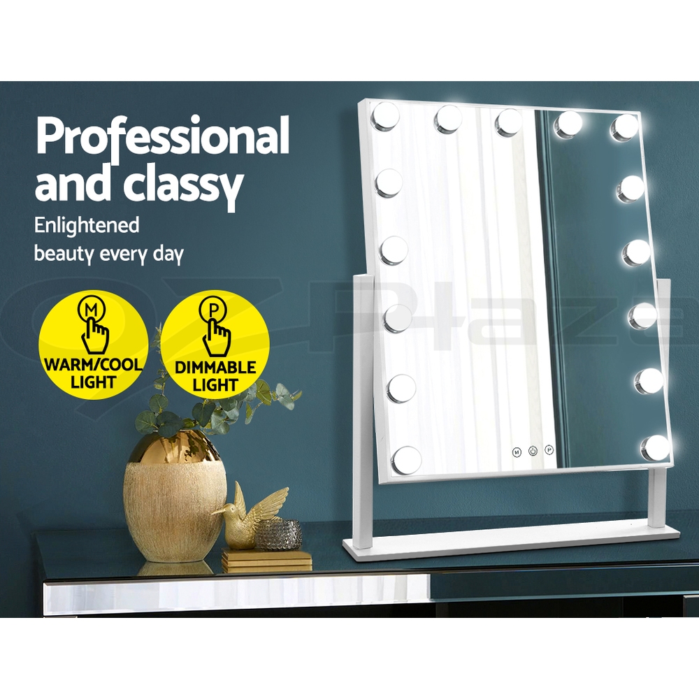 Embellir Makeup Mirror With Light LED Hollywood Standing Tabletop